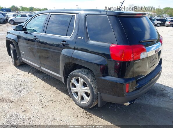 2GKALMEK5H6292801 2017 GMC TERRAIN Black Trasero izquierdo
