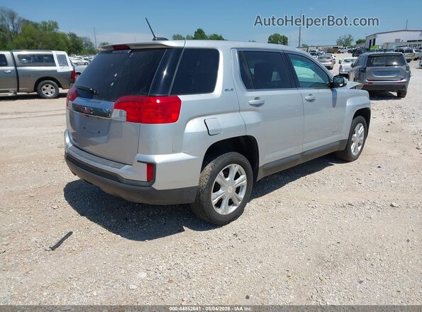 2GKALMEK6H6263260 2017 GMC TERRAIN Silver უკანა მარჯვენა