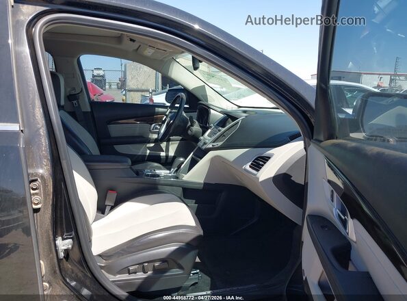 2GKFLRE39G6330640 2016 GMC TERRAIN Black Вид салону спереду