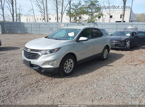 2GNAXSEV1J6131664 2018 CHEVROLET EQUINOX Silver წინა მარცხენა ხედი სამი მეოთხედიდან