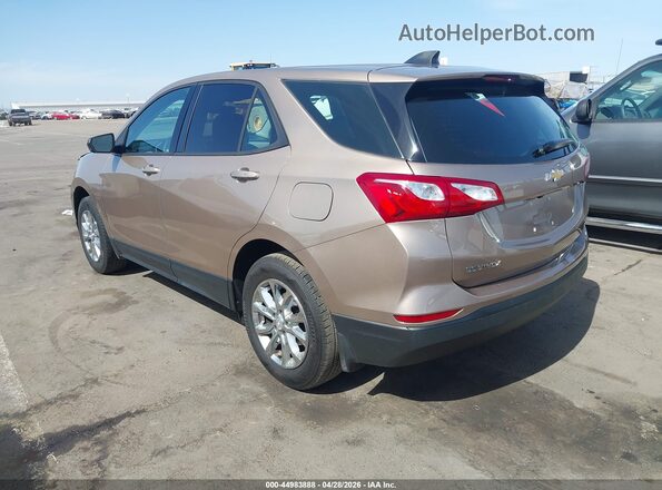2GNAXSEV6K6259089 2019 CHEVROLET EQUINOX Gold Rear left