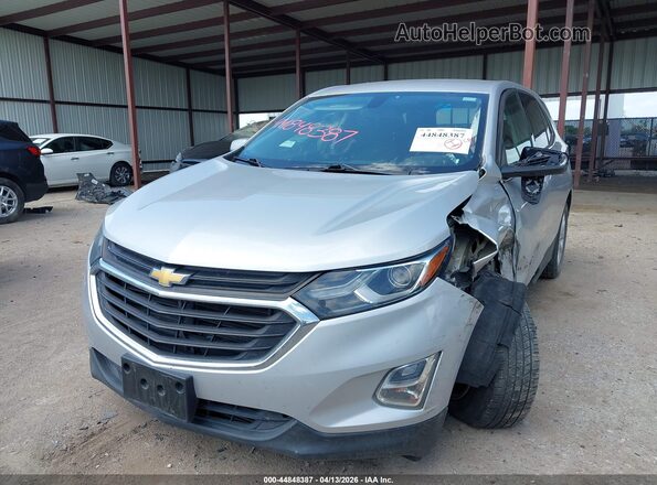 2GNAXUEV9K6260717 2019 CHEVROLET EQUINOX Silver წინა მარცხენა ხედი სამი მეოთხედიდან