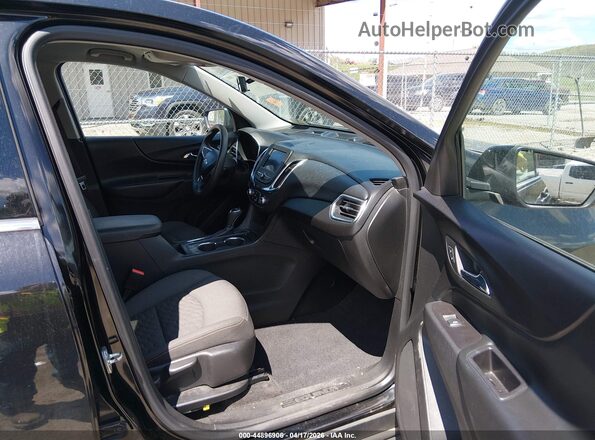 2GNAXUEV9L6203015 2020 CHEVROLET EQUINOX Black Widok wnętrza z przodu