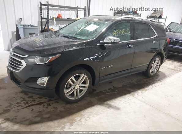 2GNAXWEX4J6137631 2018 CHEVROLET EQUINOX Black Առջևի ձախ երեք քառորդ տեսարան