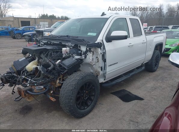 2GTV2MEC4K1103424 2019 GMC SIERRA White წინა მარცხენა ხედი სამი მეოთხედიდან