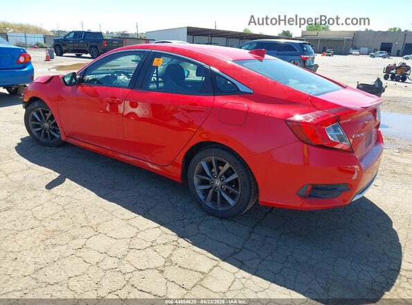 2HGFC1F32LH680946 2020 HONDA CIVIC Red Tył lewy