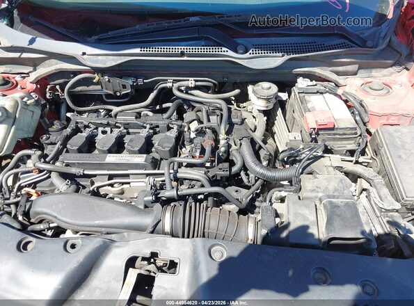 2HGFC1F32LH680946 2020 HONDA CIVIC Red Widok z tyłu