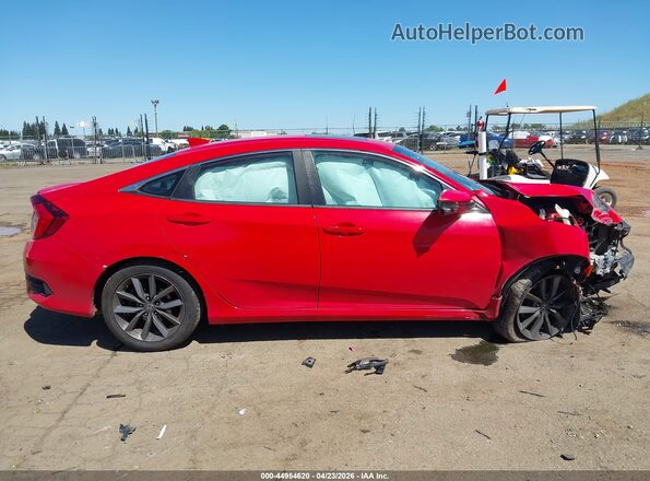 2HGFC1F32LH680946 2020 HONDA CIVIC Red Widok wnętrza 360 stopni