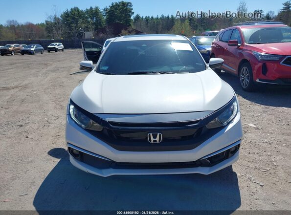 2HGFC1F32MH702574 2021 HONDA CIVIC White Вид щитка приладів
