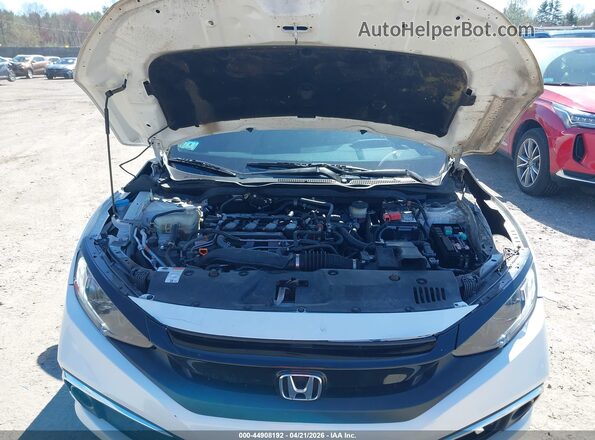 2HGFC1F32MH702574 2021 HONDA CIVIC White Вид ззаду