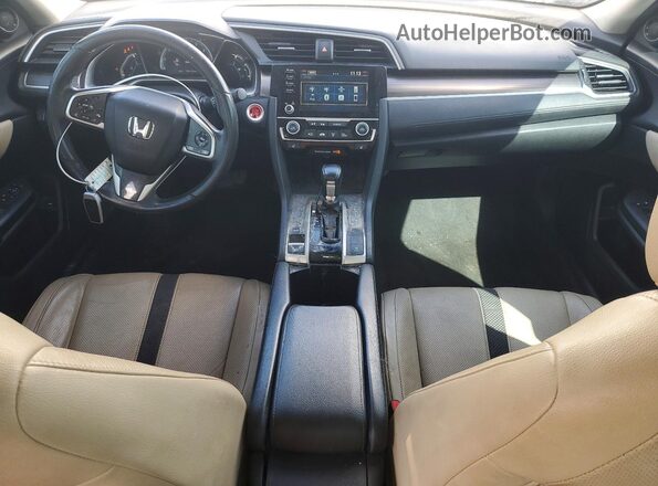 2HGFC1F72MH705025 2021 HONDA CIVIC White Вид панелі приладів