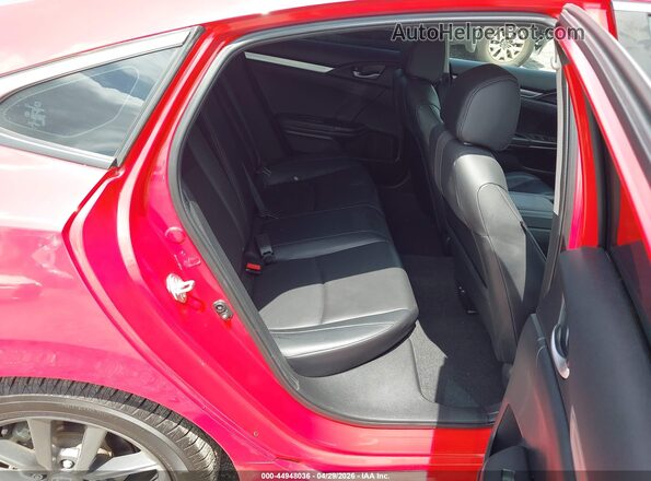 2HGFC1F77MH706297 2021 HONDA CIVIC Red VIN კოდის სტიკერის ხედი