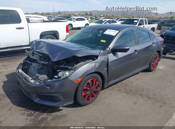 2HGFC2F50GH508976 2016 HONDA CIVIC Gray Front left