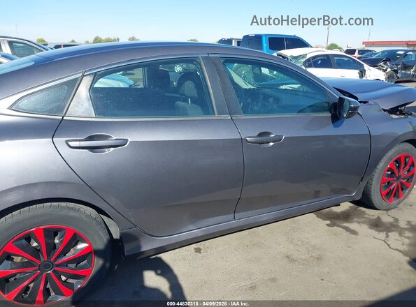 2HGFC2F50GH508976 2016 HONDA CIVIC Gray Rear interior view