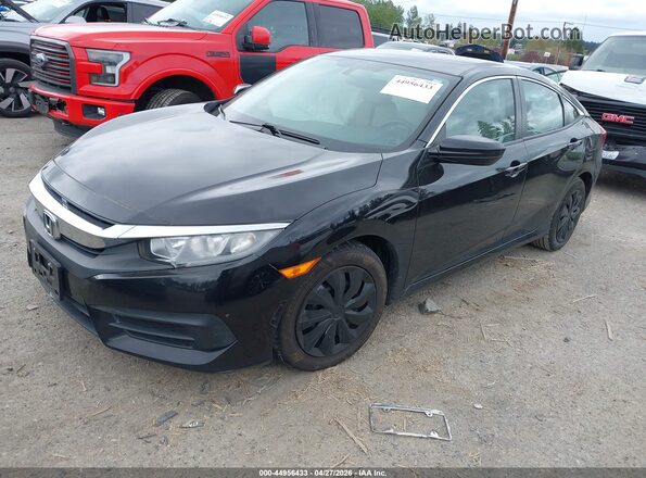2HGFC2F50GH509206 2016 HONDA CIVIC Black Front left