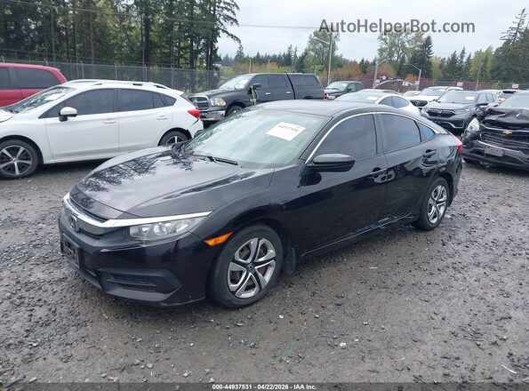 2HGFC2F50GH527043 2016 HONDA CIVIC Black Front left