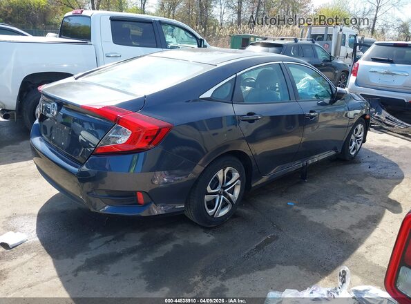 2HGFC2F51JH526345 2018 HONDA CIVIC Черный Задняя правая четверть