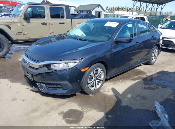 2HGFC2F51JH526345 2018 HONDA CIVIC Черный Передняя левая четверть