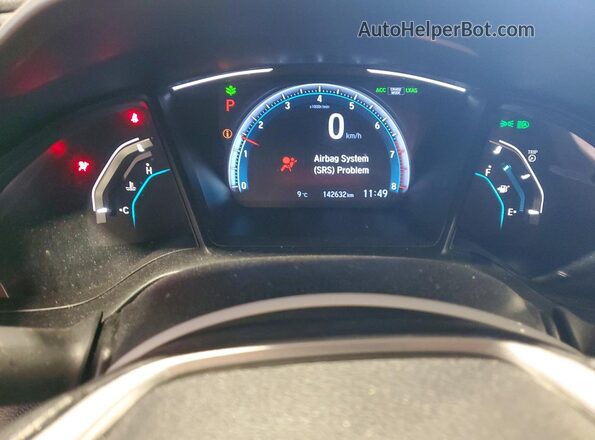 2HGFC2F51MH007185 2021 HONDA CIVIC Угольный Вид щитка приборов