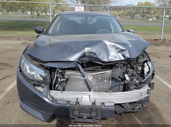 2HGFC2F54JH609171 2018 HONDA CIVIC Gray Vista del cuadro de instrumentos