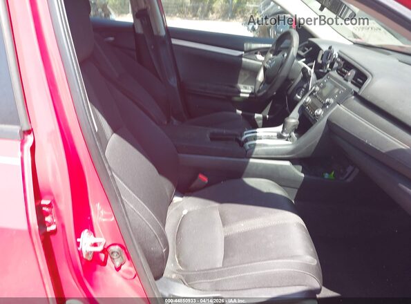 2HGFC2F55GH562449 2016 HONDA CIVIC Red Front interior view