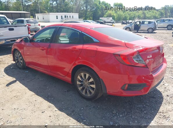 2HGFC2F55GH562449 2016 HONDA CIVIC Red Rear left