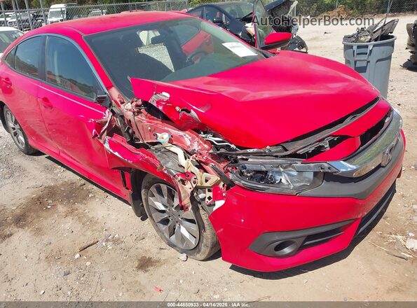2HGFC2F55GH562449 2016 HONDA CIVIC Red Front view