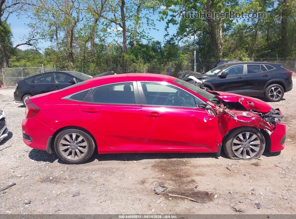 2HGFC2F55GH562449 2016 HONDA CIVIC Red Rear interior view