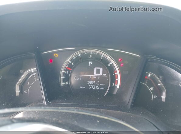 2HGFC2F57HH524366 2017 HONDA CIVIC Black Հետևի նստատեղերի տեսք