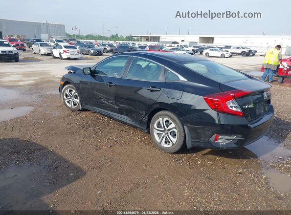 2HGFC2F57HH524366 2017 HONDA CIVIC Black Հետևի ձախ