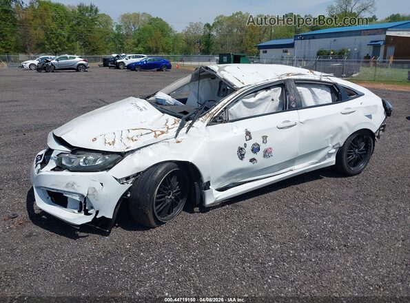2HGFC2F58GH503525 2016 HONDA CIVIC White წინა მარცხენა ხედი სამი მეოთხედიდან