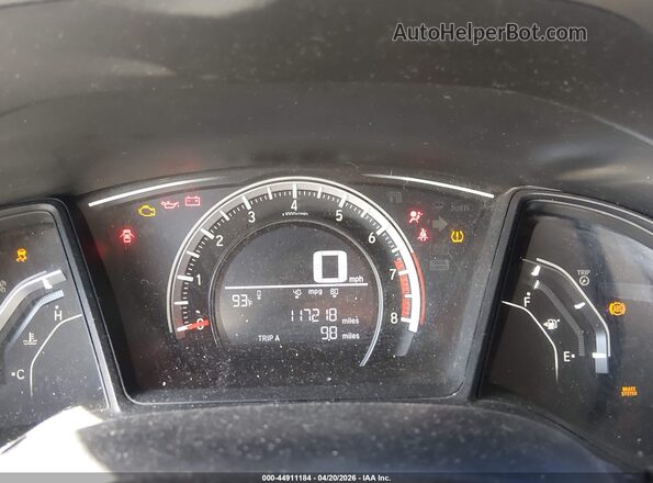2HGFC2F58GH562641 2016 HONDA CIVIC Black Հետևի նստատեղերի տեսք