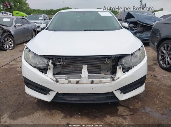 2HGFC2F59JH583263 2018 HONDA CIVIC Белый Вид задней части салона