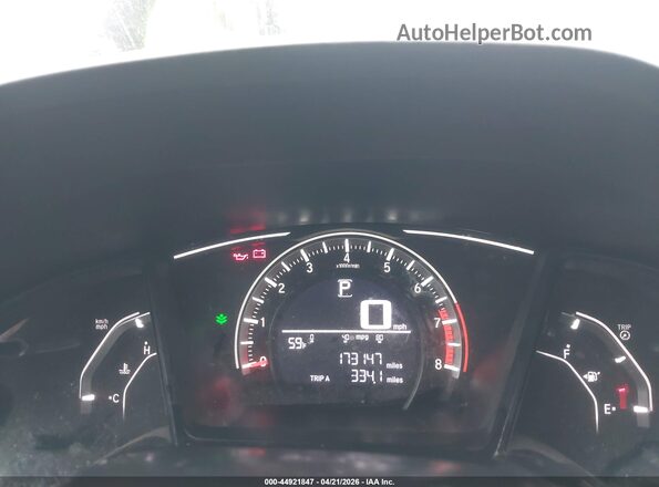 2HGFC2F59JH583263 2018 HONDA CIVIC Белый Вид задних сидений