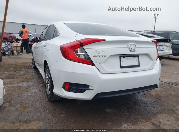2HGFC2F59JH583263 2018 HONDA CIVIC Белый Задняя левая четверть