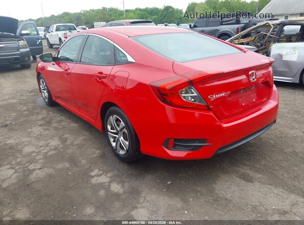 2HGFC2F5XGH554752 2016 HONDA CIVIC Red Հետևի ձախ