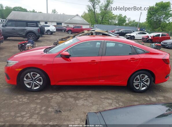 2HGFC2F5XGH554752 2016 HONDA CIVIC Red Սալոնի 360 աստիճան տեսք