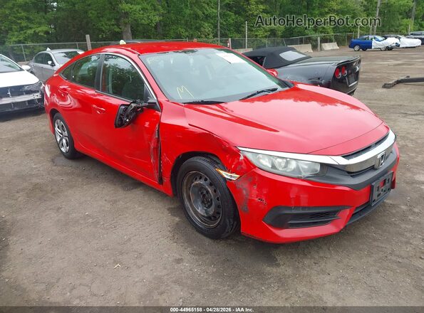2HGFC2F5XGH554752 2016 HONDA CIVIC Red Դիմացի տեսք