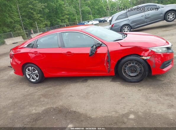 2HGFC2F5XGH554752 2016 HONDA CIVIC Red Սալոնի հետևի տեսք