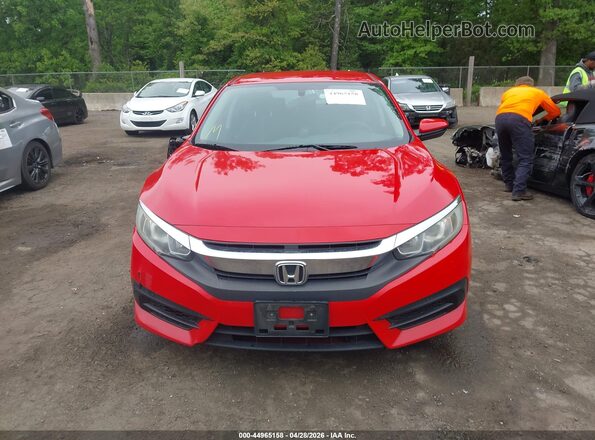 2HGFC2F5XGH554752 2016 HONDA CIVIC Red Սարքավորումների վահանակի տեսք