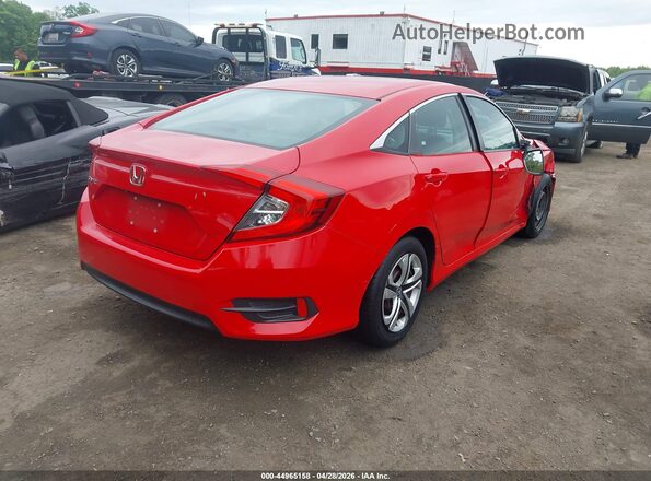 2HGFC2F5XGH554752 2016 HONDA CIVIC Red Հետևի աջ