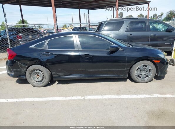 2HGFC2F5XHH574419 2017 HONDA CIVIC Black Widok wnętrza z tyłu