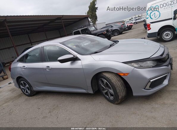 2HGFC2F60KH529120 2019 HONDA CIVIC Серебряный 