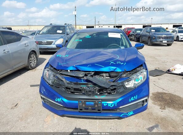 2HGFC2F60KH561906 2019 HONDA CIVIC Blue Առջևի վահանակի տեսք