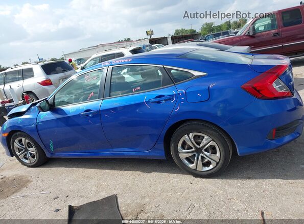 2HGFC2F60KH561906 2019 HONDA CIVIC Blue Սալոնի հետևի տեսք