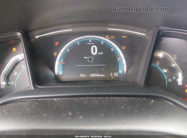 2HGFC2F60KH597790 2019 HONDA CIVIC White Вид задніх сидінь