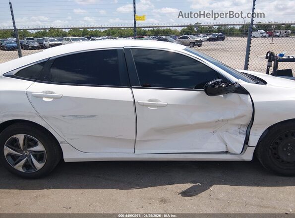 2HGFC2F60KH597790 2019 HONDA CIVIC White Вид задньої частини салону