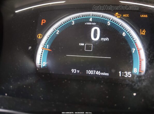 2HGFC2F60KH597790 2019 HONDA CIVIC White 