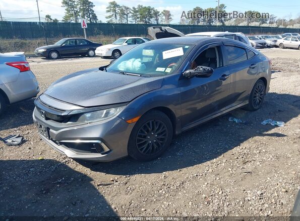 2HGFC2F60LH525134 2020 HONDA CIVIC Gray Przód lewy