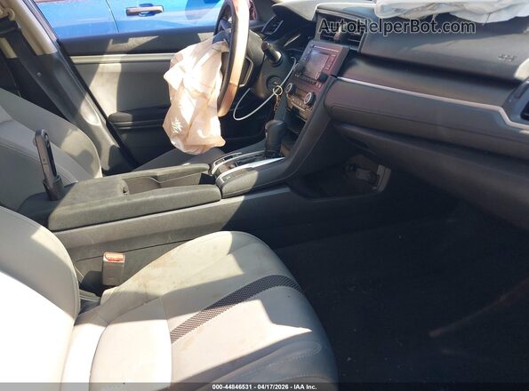 2HGFC2F60LH525134 2020 HONDA CIVIC Gray Widok wnętrza z przodu